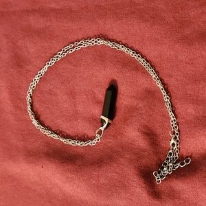 Black Crystal Necklace